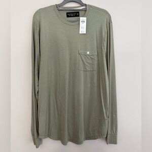 Abercrombie & Fitch Men's Sage Long Sleeve Tee Soft A&F Tee Men’s XXL